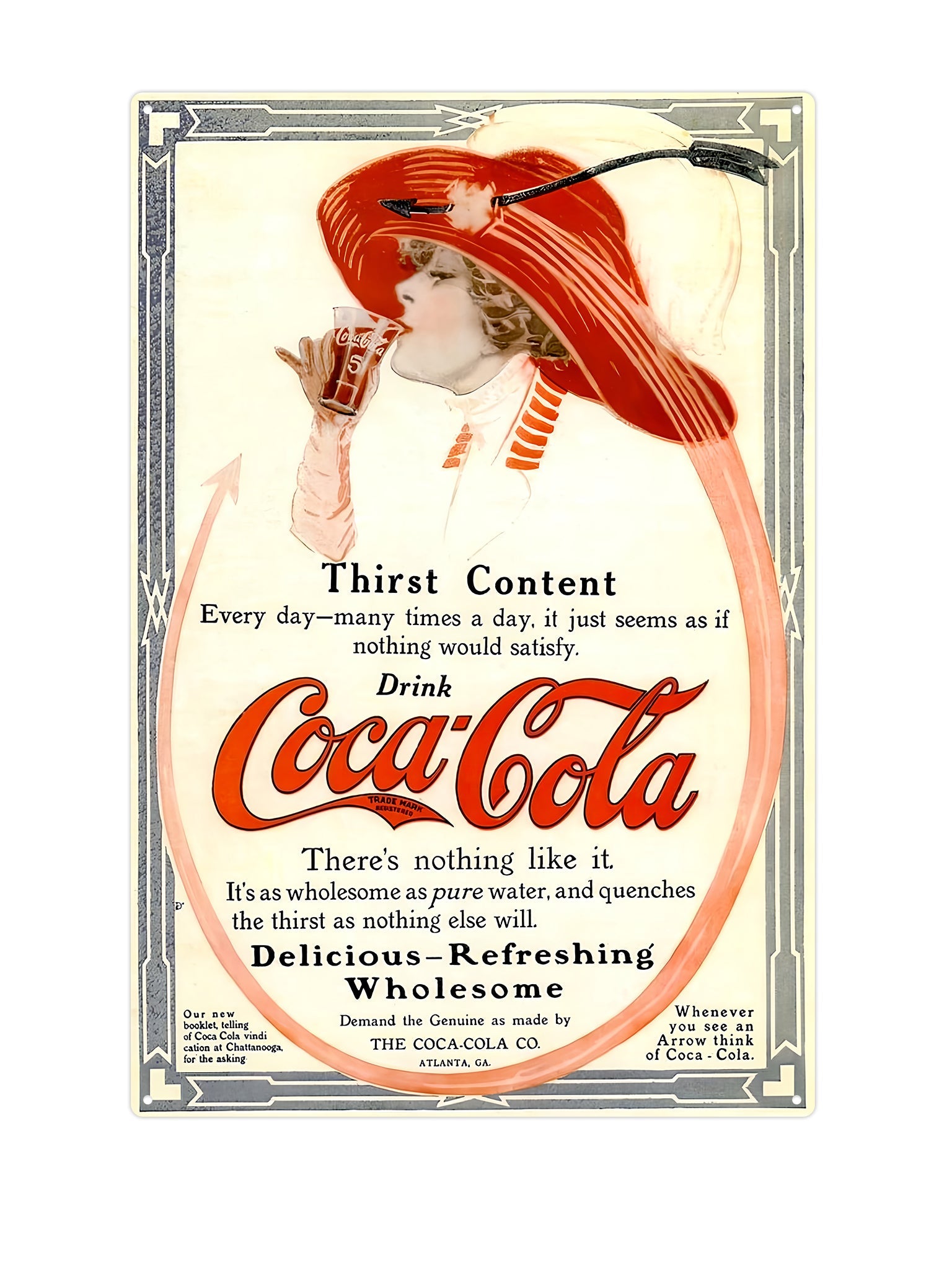 "Coca Cola Thirst content"